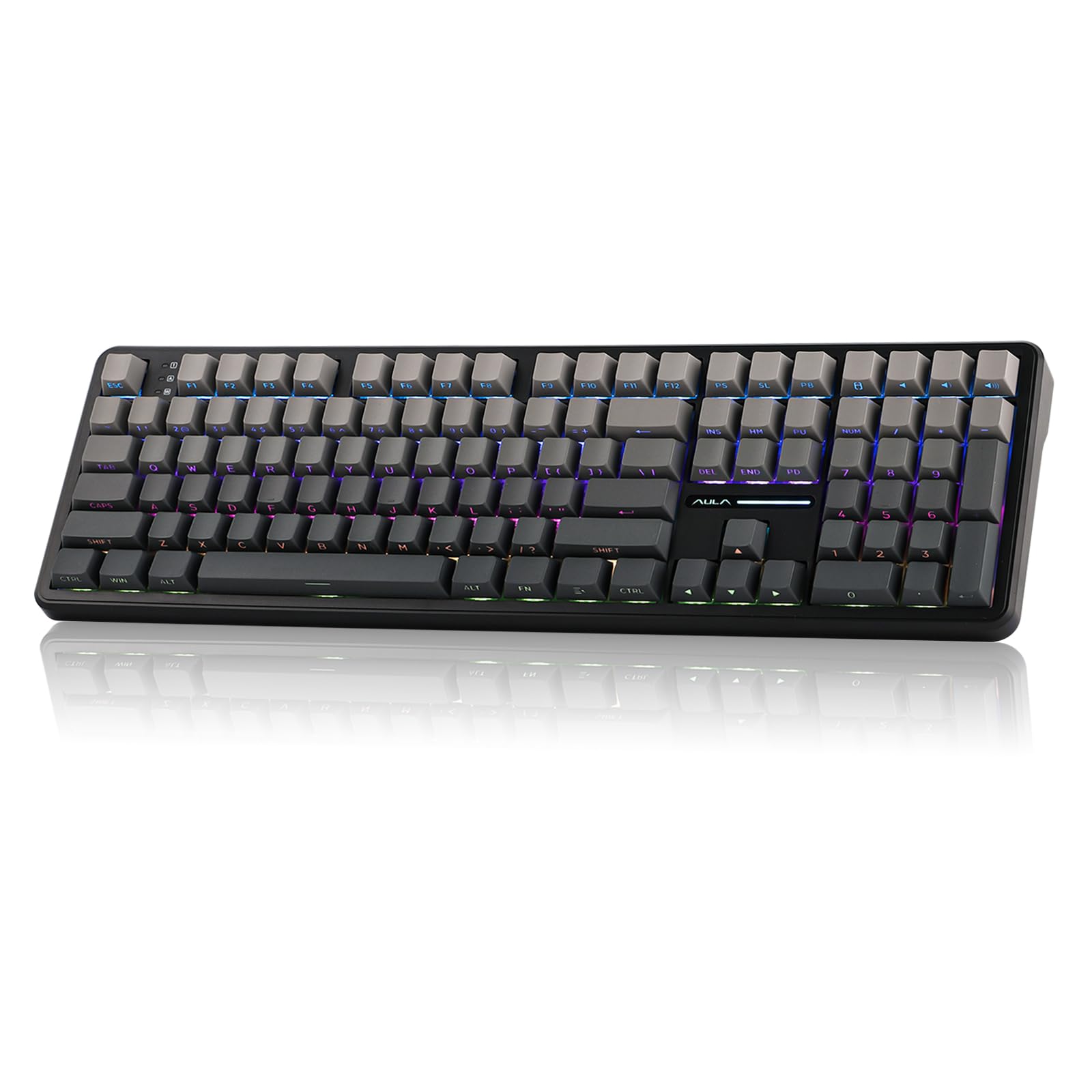 MechLands Aula F108 Wireless Gaming Full Custom Mechanical 108 Compatible 100% Keyboard, 4000mAh, Size, Gasket, Keyboard, Programmable, Keys, Hot-Swap
MechLands Aula F108 Wireless Gaming Full Custom Mechanical 108 Compatible 100% Keyboard, 4000mAh, Size, Gasket, Keyboard, Programmable, Keys, Hot-Swap