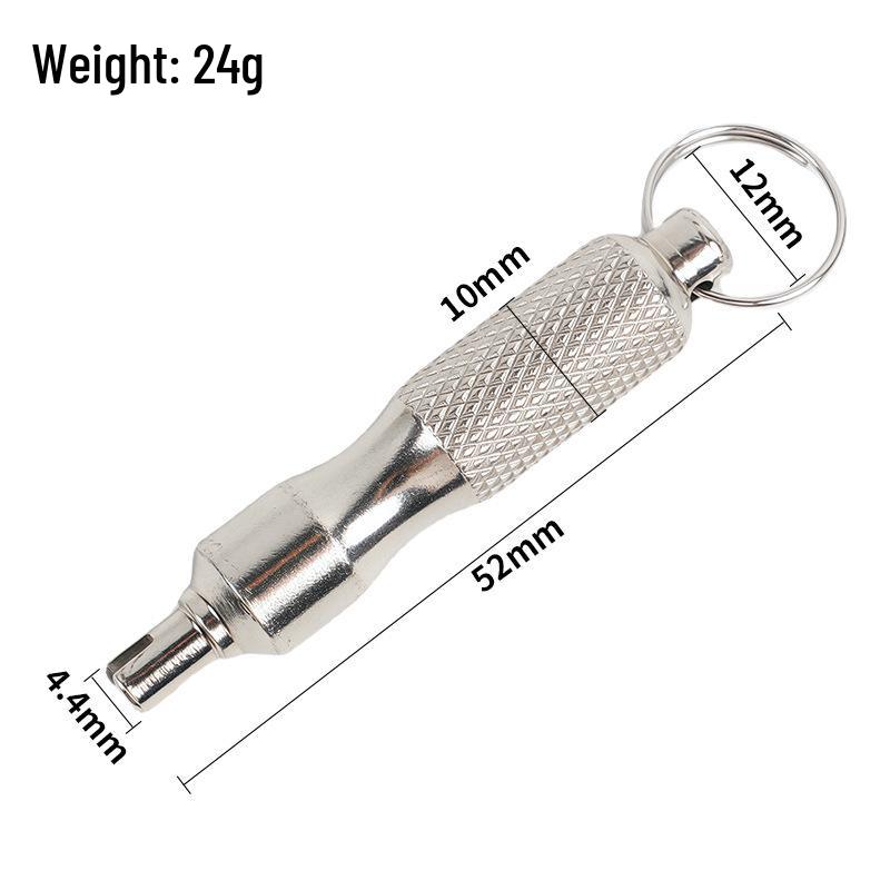 Инструмент для снятия сердечника клапана велосипедной и автомобильной шины с иглой для выпуска воздуха
Инструмент для снятия сердечника клапана велосипедной и автомобильной шины с иглой для выпуска воздуха