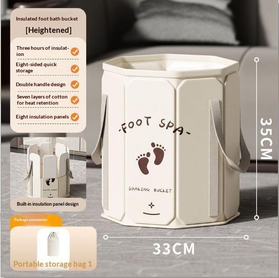 Portable Foot Spa Bath with Foldable Design, Lid & Heat Retention with Strong support Foot Soaker Tub with Massage Rollers
Portable Foot Spa Bath with Foldable Design, Lid & Heat Retention with Strong support Foot Soaker Tub with Massage Rollers