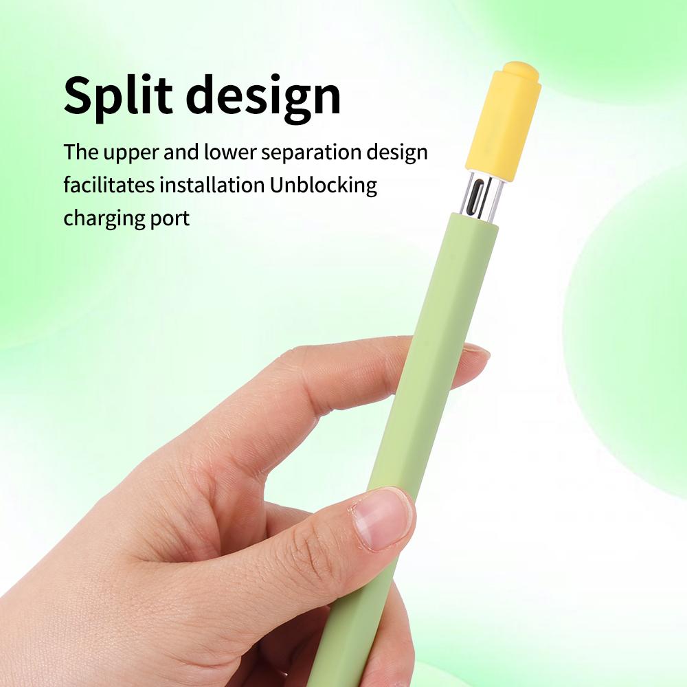 For Apple Pencil (USB-C) Silicone Sleeve with 2 Tip Caps,Drop-Proof Stylus Protective Case Black
For Apple Pencil (USB-C) Silicone Sleeve with 2 Tip Caps,Drop-Proof Stylus Protective Case Black