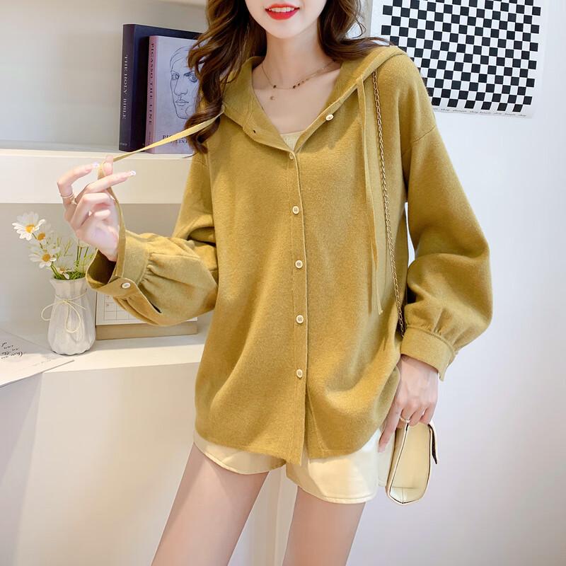 Mokana Women s Hooded Knit Button Cardigan One Size
Mokana Women s Hooded Knit Button Cardigan One Size