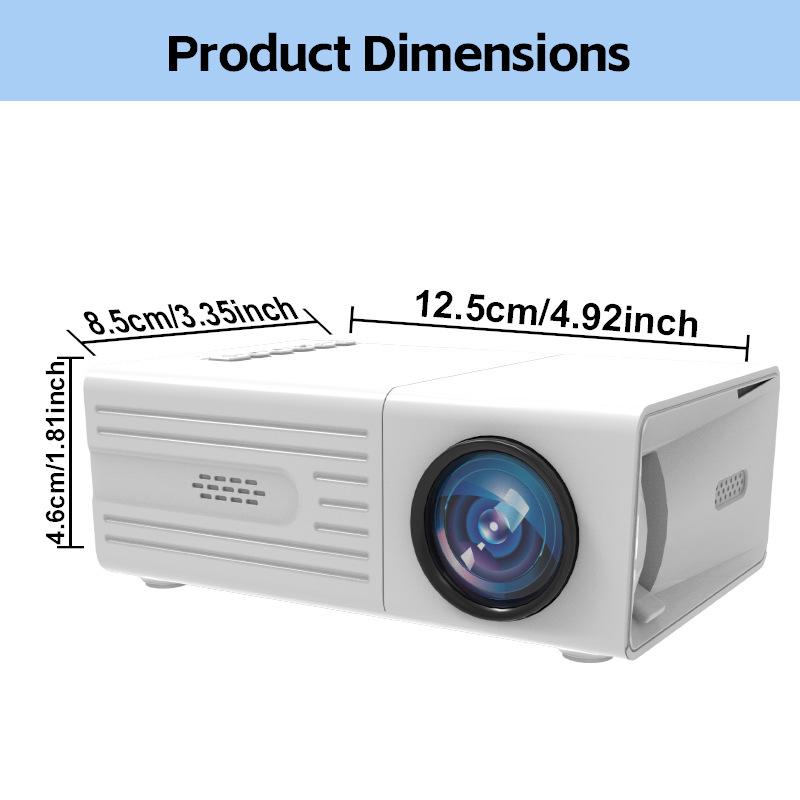 CE-Certified Portable Mini Projector for Cross-border Sale US Standard білий
CE-Certified Portable Mini Projector for Cross-border Sale US Standard білий