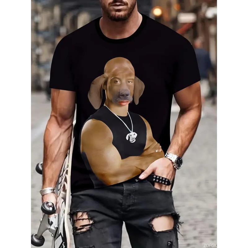 White funny men s T-shirt cartoon 3D printing summer casual short sleeved pullover fashionable T-shirt outdoor men s clothing 2XL
White funny men s T-shirt cartoon 3D printing summer casual short sleeved pullover fashionable T-shirt outdoor men s clothing 2XL