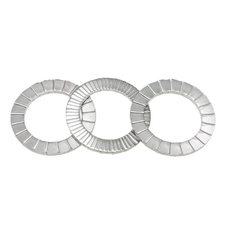 Titanium Alloy TA2 TC4 Double Stack Self-Locking Anti-Loosening Interlocking Toothed Washer DIN25201 Contact Customer Service for Details
Titanium Alloy TA2 TC4 Double Stack Self-Locking Anti-Loosening Interlocking Toothed Washer DIN25201 Contact Customer Service for Details