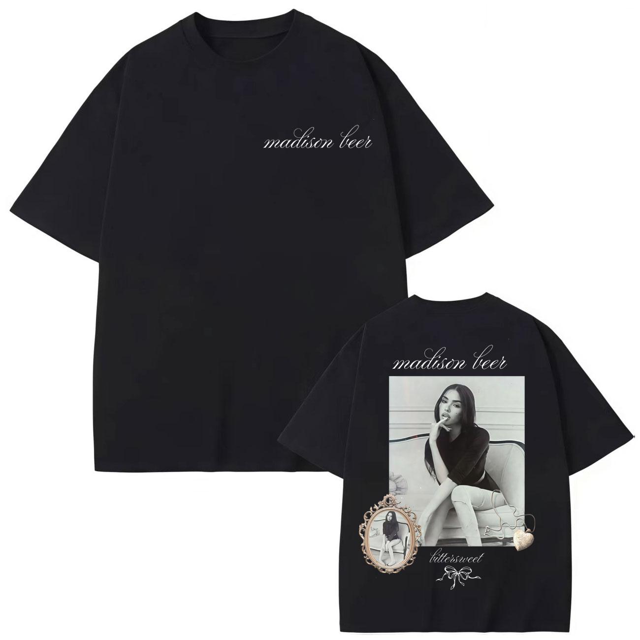 Singer Madison Beer Merch T-shirt Men Women Summer Fashion Vintage Short Sleeve T-shirts Cotton Oversized T Shirt S
Singer Madison Beer Merch T-shirt Men Women Summer Fashion Vintage Short Sleeve T-shirts Cotton Oversized T Shirt S