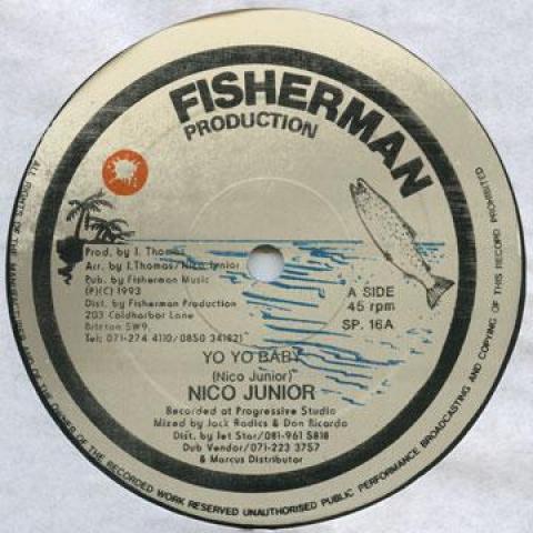 12inch Record NICO JUNIOR - Yo Yo Baby / Lucky Charm Turn Me On SP16 Fisherman Produ 1993 UK Reggae, Ska & Dub
12inch Record NICO JUNIOR - Yo Yo Baby / Lucky Charm Turn Me On SP16 Fisherman Produ 1993 UK Reggae, Ska & Dub