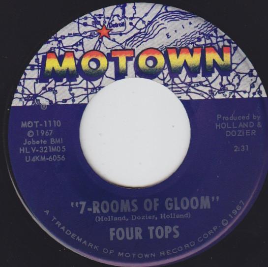 7inch Record FOUR TOPS - 7-Rooms Of Gloom MOT1110 Motown 1967 US Soul/Funk Used
7inch Record FOUR TOPS - 7-Rooms Of Gloom MOT1110 Motown 1967 US Soul/Funk Used