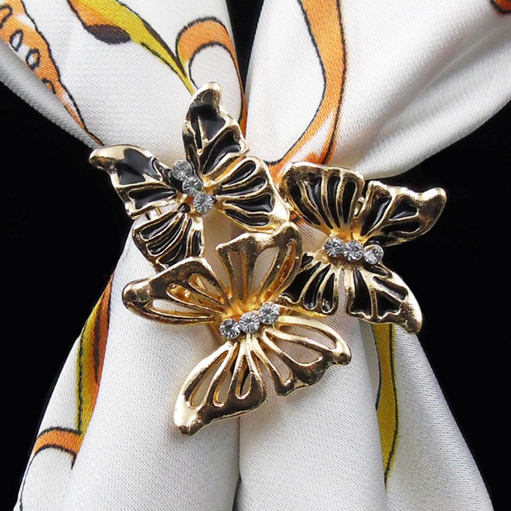 Women Fashion All Match Diamante Brooch Scarf Buckle black #1
Women Fashion All Match Diamante Brooch Scarf Buckle black #1