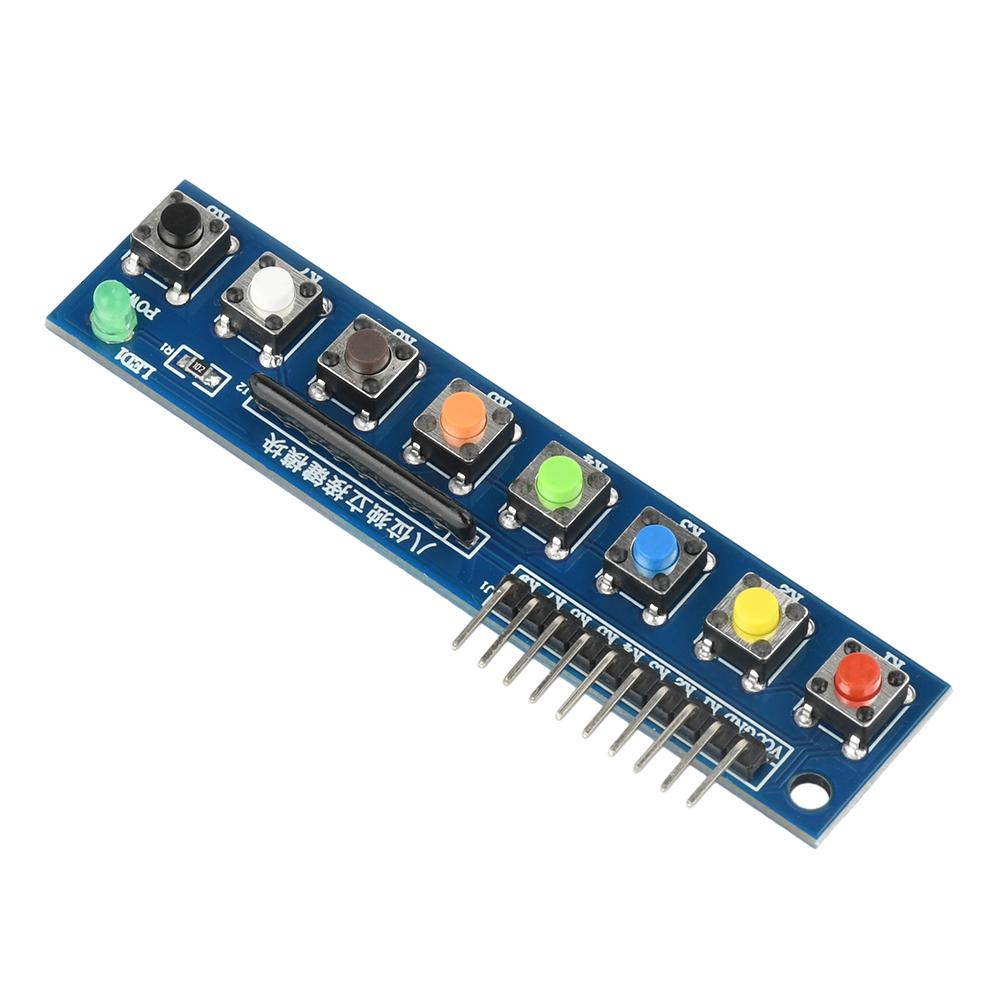 8-Bit Touch Keyboard Module with Green LED Indicator and Digital Signal Output DC 3.3-5V Game Console for MCU /ARM/Raspberry Pi
8-Bit Touch Keyboard Module with Green LED Indicator and Digital Signal Output DC 3.3-5V Game Console for MCU /ARM/Raspberry Pi