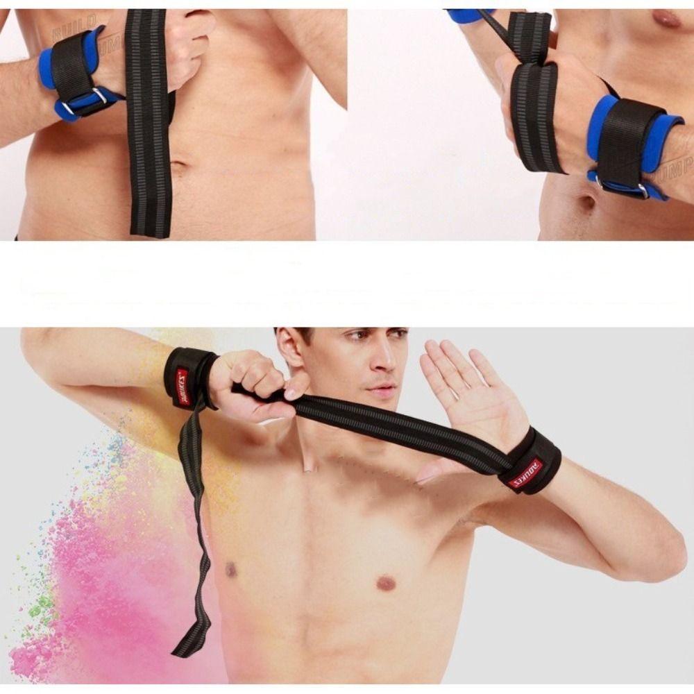 Adjustable Wrist Support Bracers Blue Black Wrist Strap New Strong Lifting Belt Gym Sports
Adjustable Wrist Support Bracers Blue Black Wrist Strap New Strong Lifting Belt Gym Sports