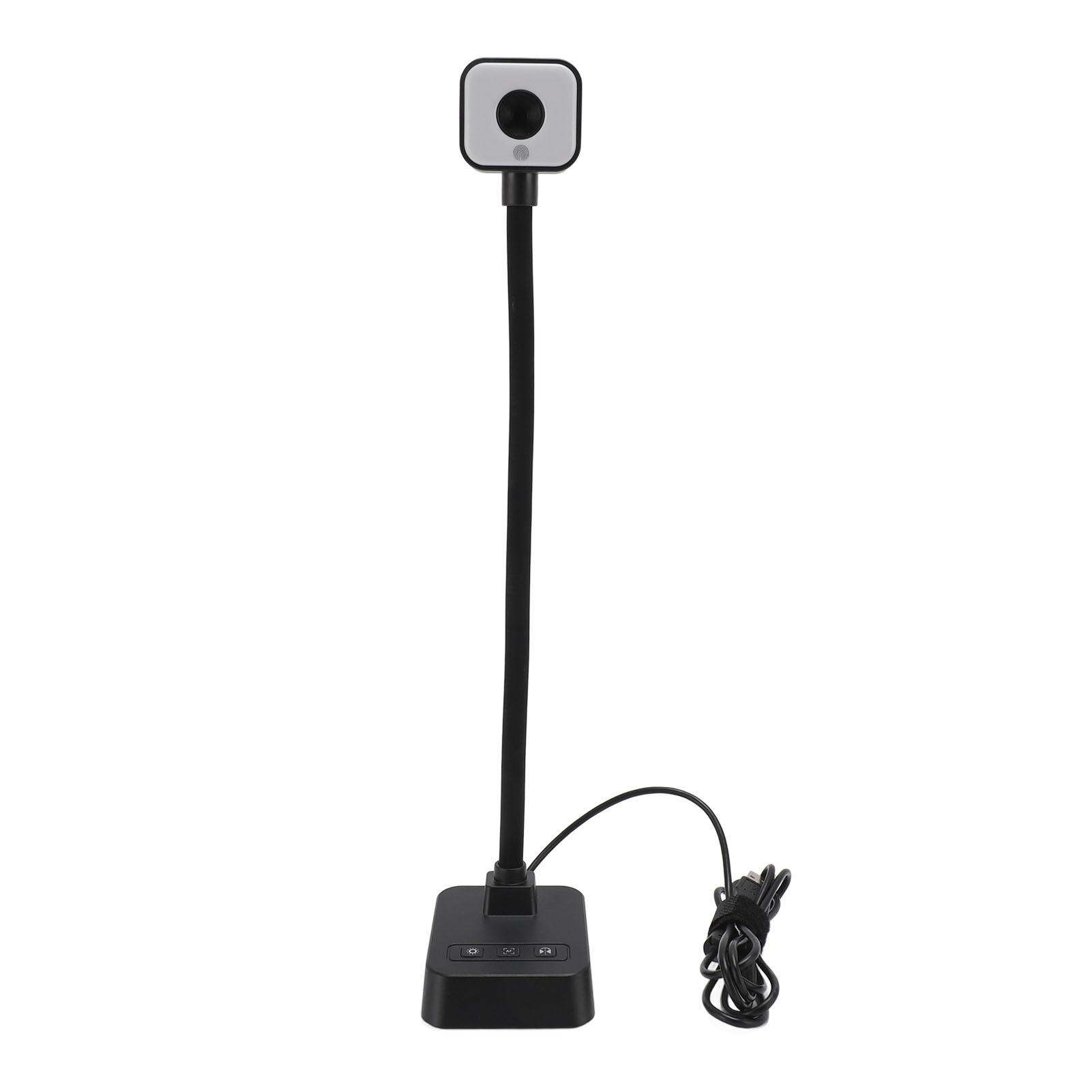 13MP Ultra HD USB Document Camera Built In Microphone Wide Angle Flexible Adjustable Auto Focus LED
13MP Ultra HD USB Document Camera Built In Microphone Wide Angle Flexible Adjustable Auto Focus LED