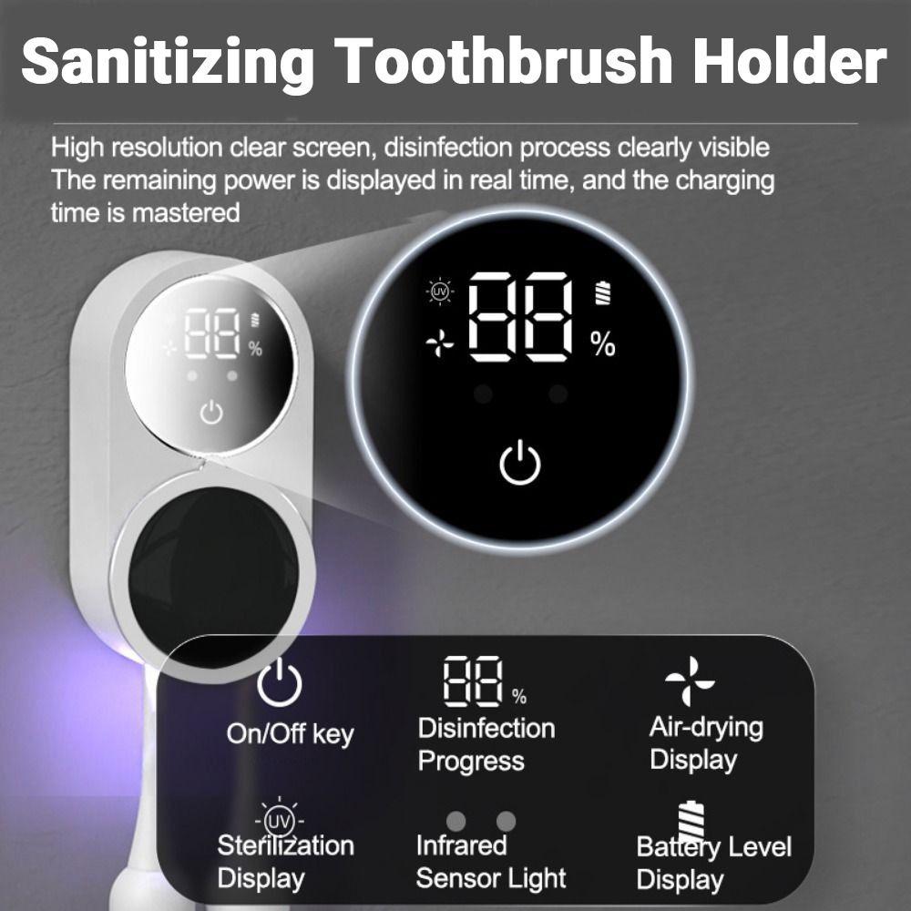 No Punching Disinfectant Toothbrush Holder Wall Mounted Electric Toothbrush Sterilizer Oral Health белый
No Punching Disinfectant Toothbrush Holder Wall Mounted Electric Toothbrush Sterilizer Oral Health белый