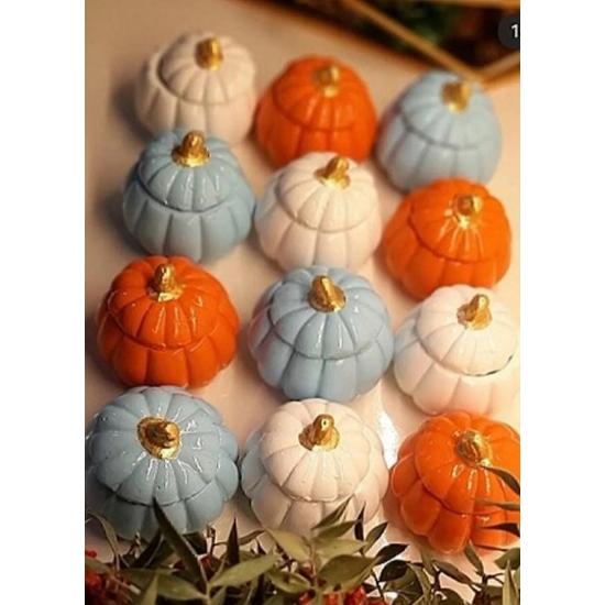 Handmade Mini Pumpkin Designed Turkish Delight Bowl, Dragee Bowl, Coffee Serving Bowl Set of 12
Handmade Mini Pumpkin Designed Turkish Delight Bowl, Dragee Bowl, Coffee Serving Bowl Set of 12
