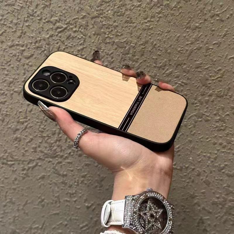 Однотонная кожа с текстурой дерева подходит для iPhone16promax, включая чехол для телефона с защитой объектива и противоударный сравнительный защитный чехол для Apple 14 iPhone12promax
Однотонная кожа с текстурой дерева подходит для iPhone16promax, включая чехол для телефона с защитой объектива и противоударный сравнительный защитный чехол для Apple 14 iPhone12promax