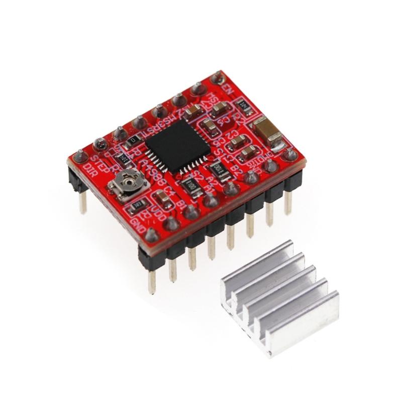 Advanced Microstepping Motor Driver A4988 Step Motor Full Step,Output Capacity up to 35V for NEMA17 Printers 1 червоний
Advanced Microstepping Motor Driver A4988 Step Motor Full Step,Output Capacity up to 35V for NEMA17 Printers 1 червоний