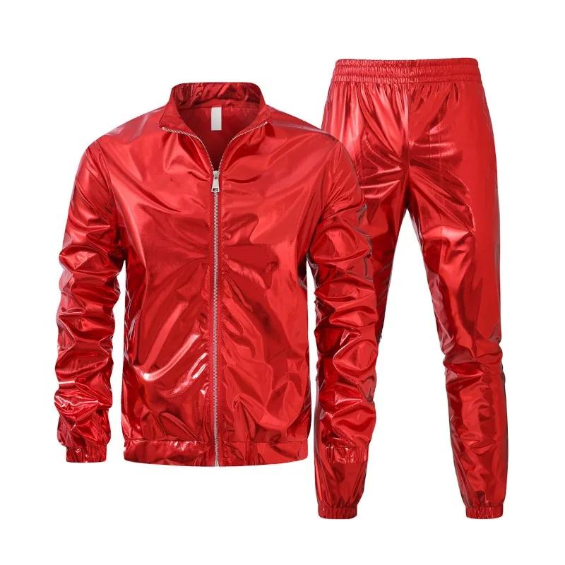 Silver Glossy Clothing Performance Clothing Jacket and Pants Two-piece Set Autumn New Men s Fashion Stage Gold And L красный
Silver Glossy Clothing Performance Clothing Jacket and Pants Two-piece Set Autumn New Men s Fashion Stage Gold And L красный