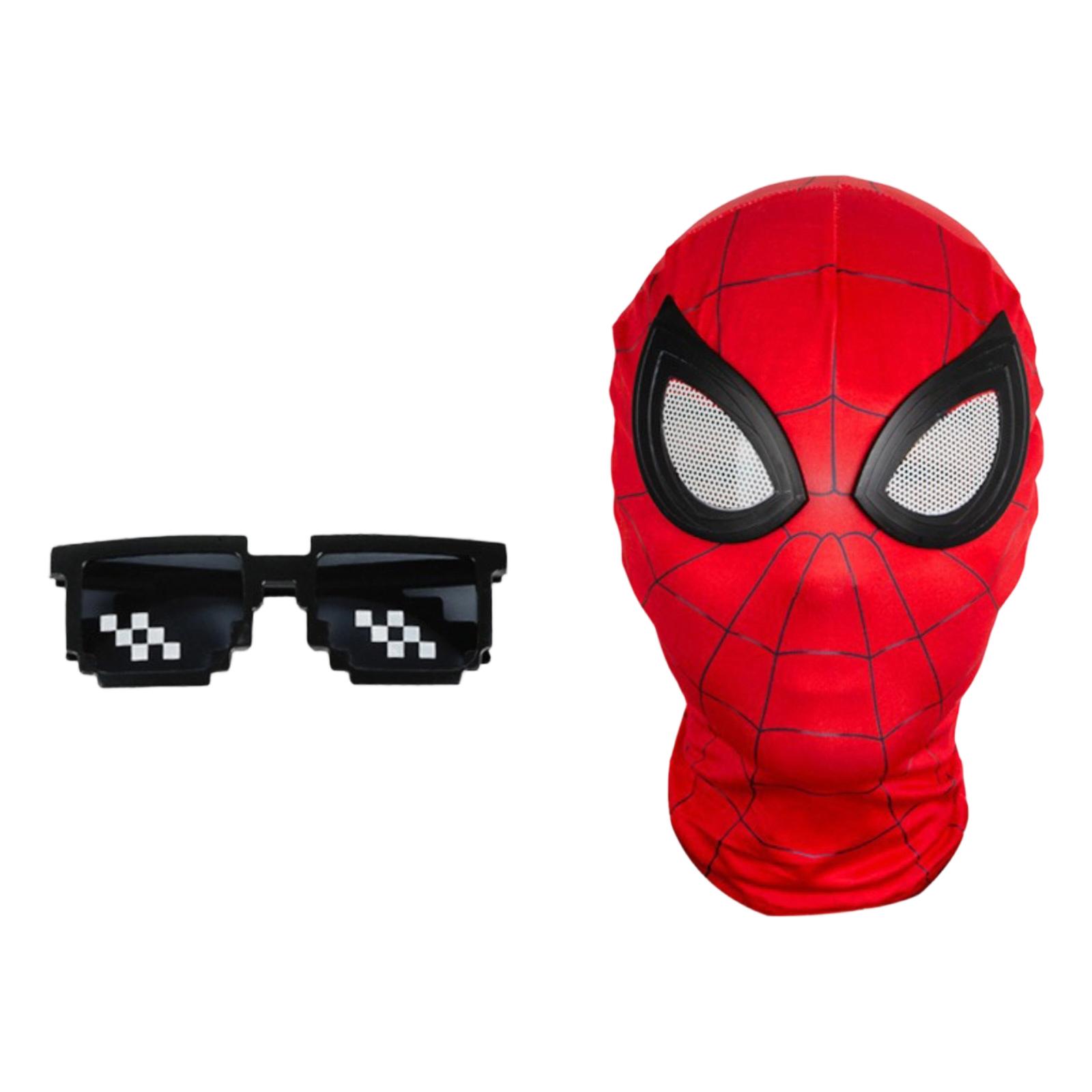 Full Head Cover Mask with Mesh Eye Panels and Pixelated Style Accessory Glasses Suitable for Costume Use Cosplay and Dress Up Events One Size
Full Head Cover Mask with Mesh Eye Panels and Pixelated Style Accessory Glasses Suitable for Costume Use Cosplay and Dress Up Events One Size