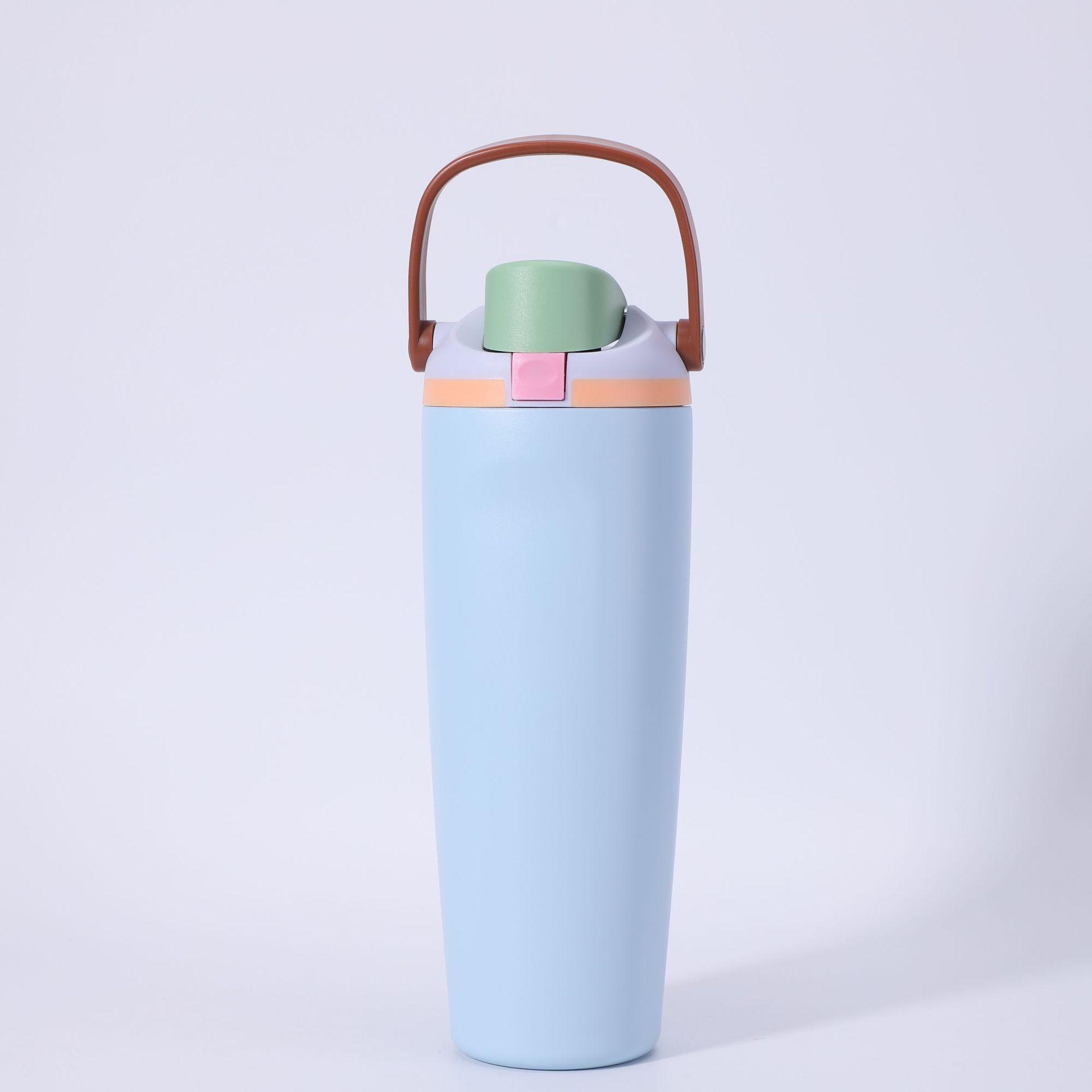 30 унцій Нержавіюча сталь Подвійна ізольована спортивна чашка - Портативна висувна чашка для фруктів для використання на відкритому повітрі 30oz світло-синій колір
30 унцій Нержавіюча сталь Подвійна ізольована спортивна чашка - Портативна висувна чашка для фруктів для використання на відкритому повітрі 30oz світло-синій колір