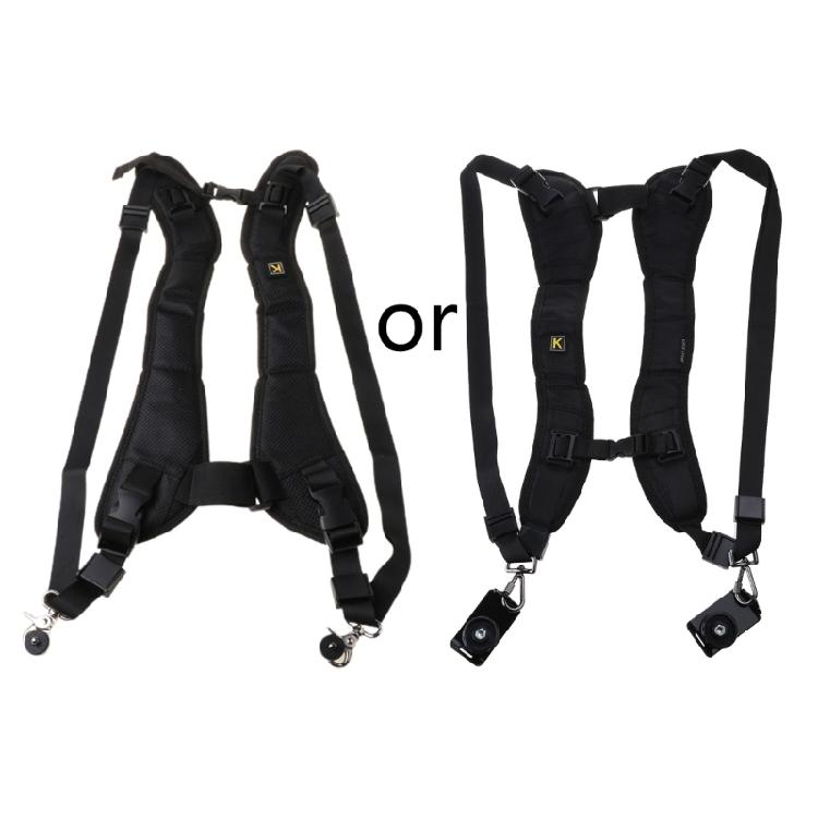 Double Dual Shoulder Camera Neck Strap Quick Rapid Sling Camera Belt for Camera 1 чорний
Double Dual Shoulder Camera Neck Strap Quick Rapid Sling Camera Belt for Camera 1 чорний