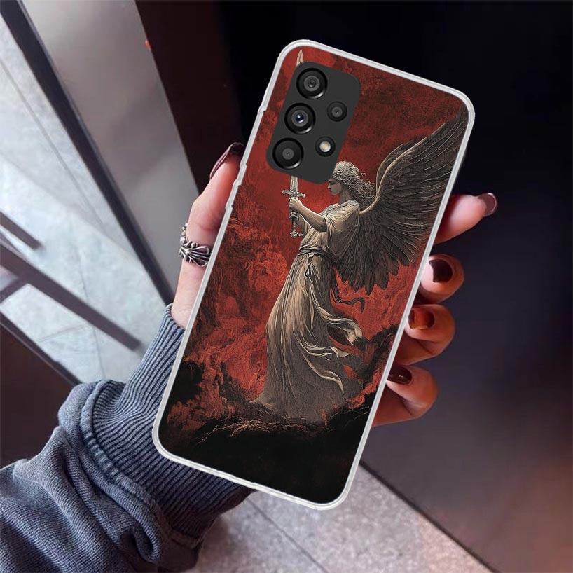 Archangel Michael Phone Case For Samsung Galaxy A12 A52S A42 A32 A22 A51 A50 Note 20 Ultra 10 S10 Plus A71 A70 A31 A30 A10S Gala Samsung A12 5G
Archangel Michael Phone Case For Samsung Galaxy A12 A52S A42 A32 A22 A51 A50 Note 20 Ultra 10 S10 Plus A71 A70 A31 A30 A10S Gala Samsung A12 5G