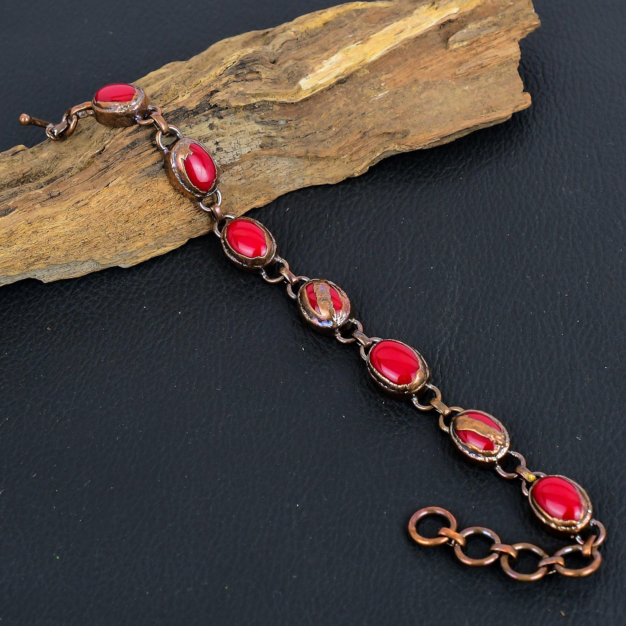 Браслет из красного коралла ручной работы, браслет с гальваническим медным покрытием, антикварные украшения, для подарка на помолвку
Браслет из красного коралла ручной работы, браслет с гальваническим медным покрытием, антикварные украшения, для подарка на помолвку