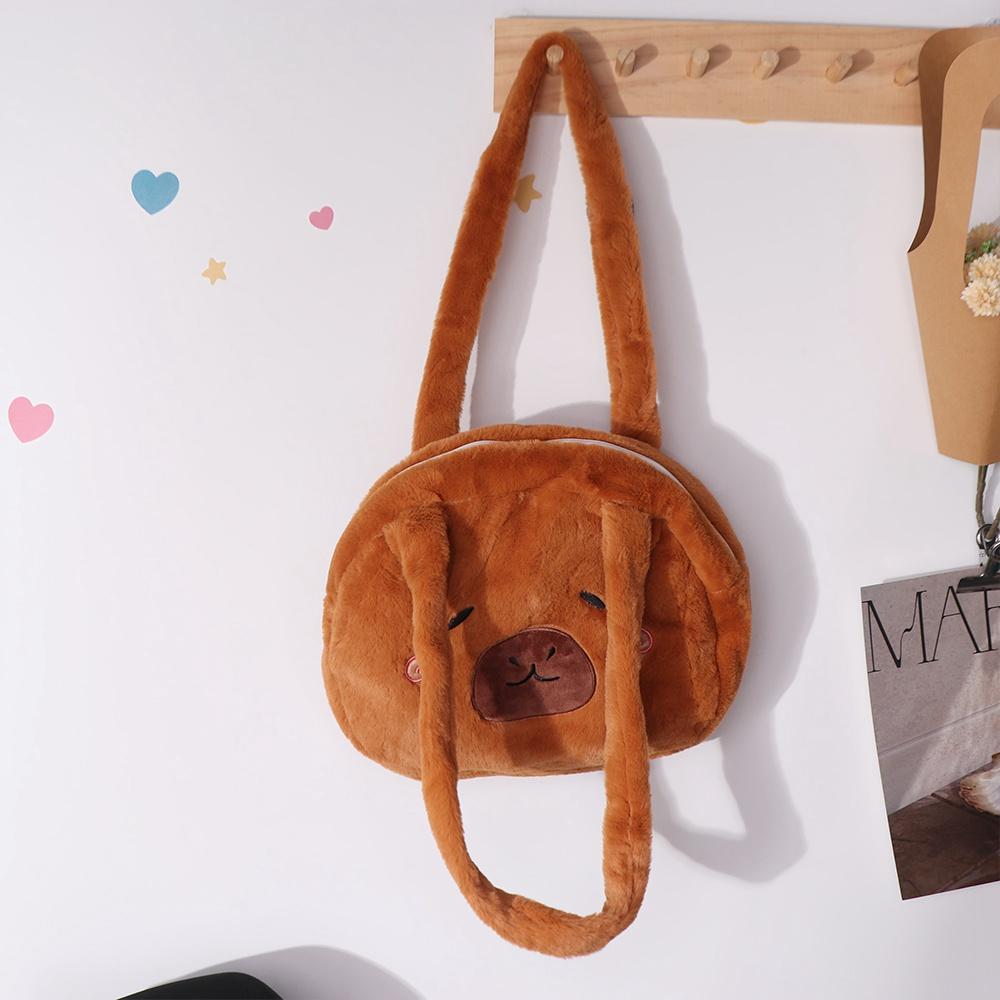 Большая вместительная сумка через плечо Capybara Plush Bag Tote Bag Cartoon Capybara Handbag Female/Lady/Girl
Большая вместительная сумка через плечо Capybara Plush Bag Tote Bag Cartoon Capybara Handbag Female/Lady/Girl