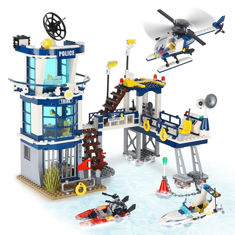 Городской полицейский участок STEM-конструктор, военный вертолет Lego, корабль, отряд спецназа, конструктор для детей, 565 деталей. Лучший подарок для мальчиков в возрасте
Городской полицейский участок STEM-конструктор, военный вертолет Lego, корабль, отряд спецназа, конструктор для детей, 565 деталей. Лучший подарок для мальчиков в возрасте