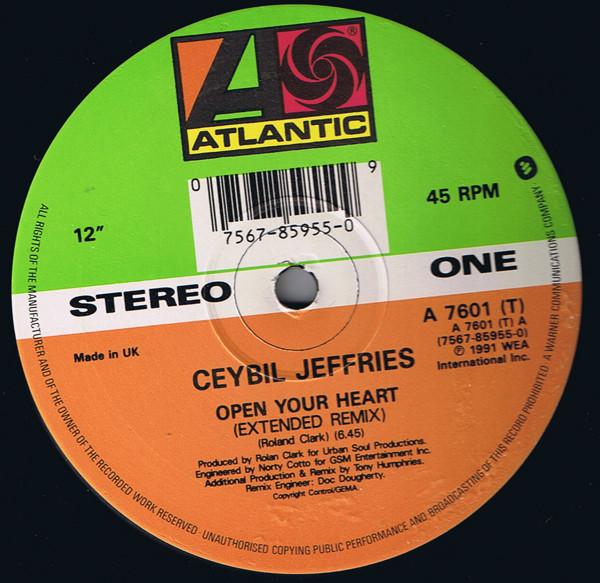 12inch Record CEYBIL JEFFERIES - Open Your Heart A7601 Atlantic 1991 UK Dance & Electronica Used
12inch Record CEYBIL JEFFERIES - Open Your Heart A7601 Atlantic 1991 UK Dance & Electronica Used