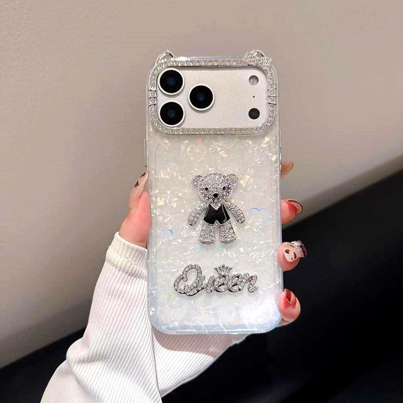Rhinestone iPhone Case for Apple 17 Pro Max, 16 Pro, 15/13, and 14 - Little Bear & KT Design iPhone 12 Pro Max
Rhinestone iPhone Case for Apple 17 Pro Max, 16 Pro, 15/13, and 14 - Little Bear & KT Design iPhone 12 Pro Max