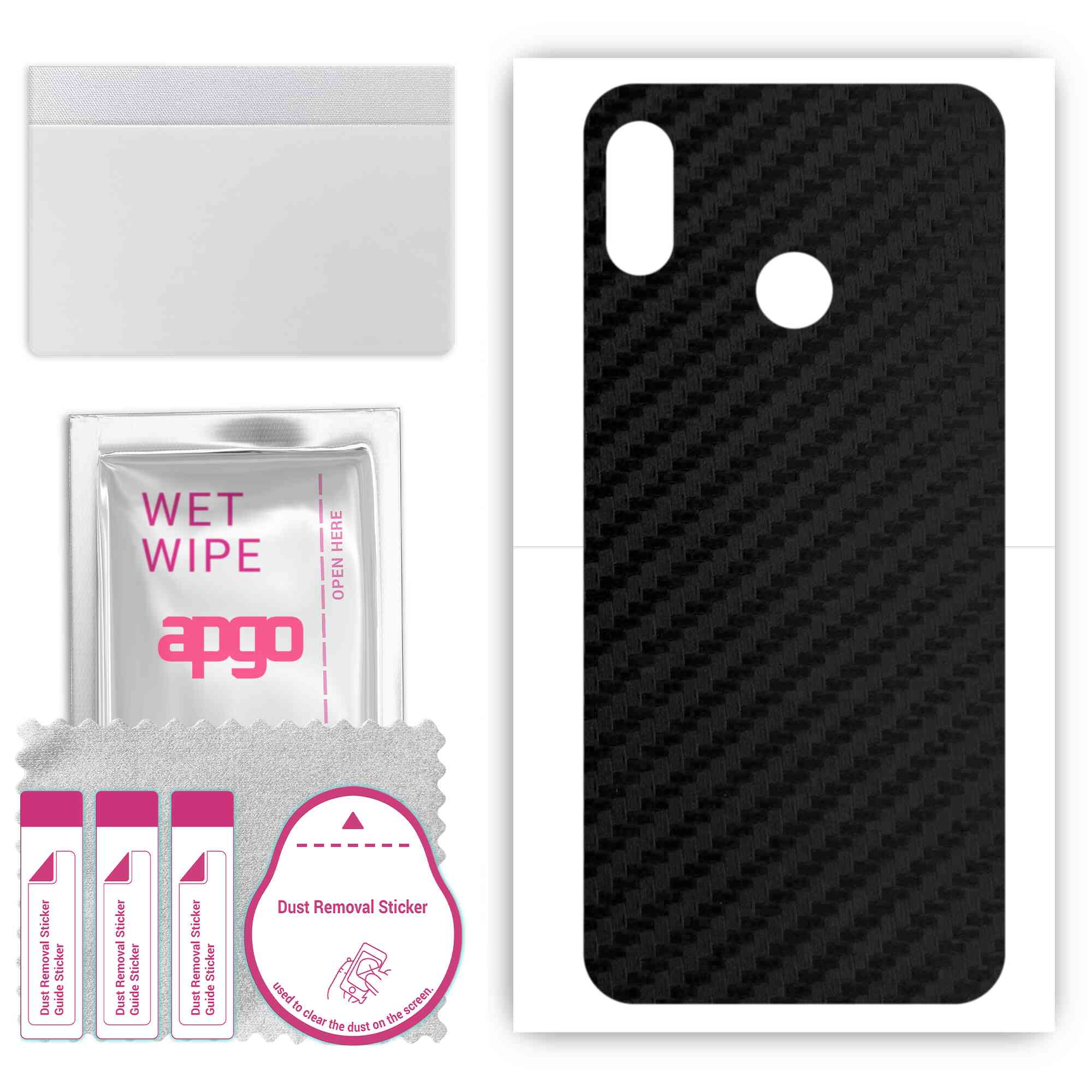 apgo Protective Skin Sticker for the back compatible with HTC U12 life, Wrap Film, Foil, Vinyl - Pattern Carbon Black
apgo Protective Skin Sticker for the back compatible with HTC U12 life, Wrap Film, Foil, Vinyl - Pattern Carbon Black