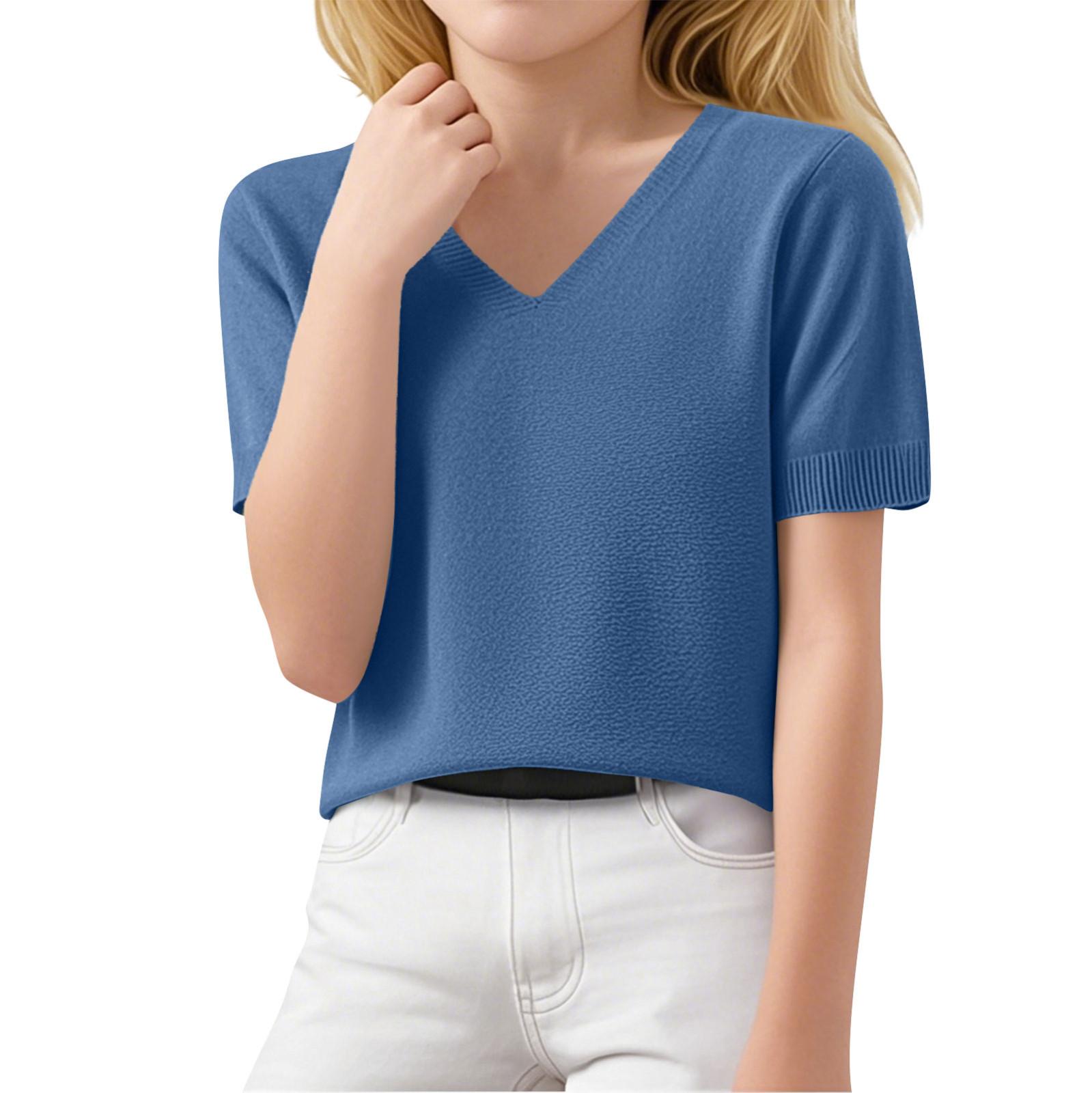 Женские повседневные свободные рубашки модные топы футболки футболки M синий
Женские повседневные свободные рубашки модные топы футболки футболки M синий