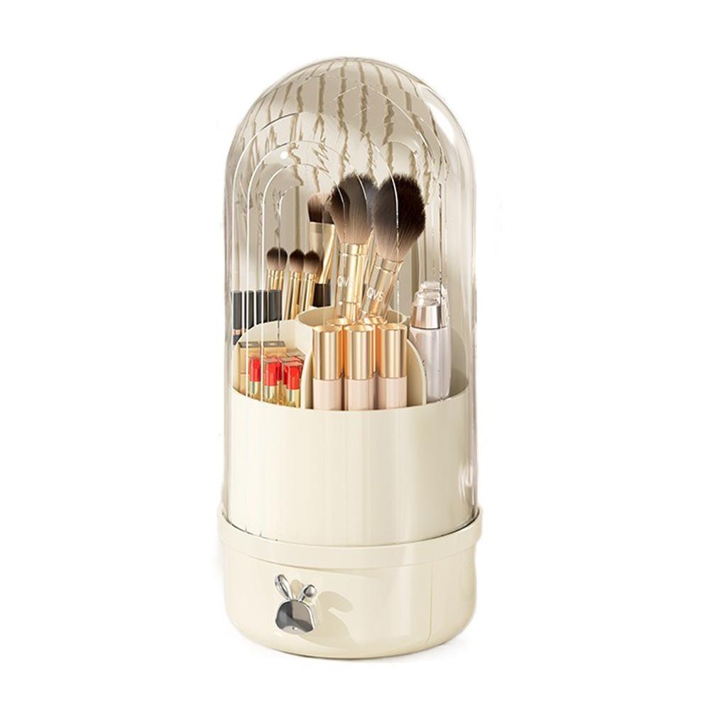 Plastic Cylinder Makeup Brush Storage Bucket Rotatable Cosmetic Storage Box Bathroom прозрачный/бежевый
Plastic Cylinder Makeup Brush Storage Bucket Rotatable Cosmetic Storage Box Bathroom прозрачный/бежевый