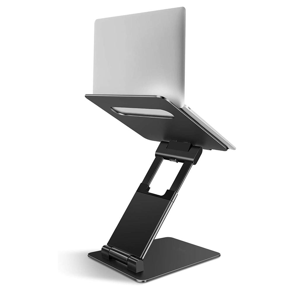 Adjustable Height and Angle Aluminum Alloy Desktop Laptop Heighten Holder Stand for 10-17.3 inch Laptops Black
Adjustable Height and Angle Aluminum Alloy Desktop Laptop Heighten Holder Stand for 10-17.3 inch Laptops Black