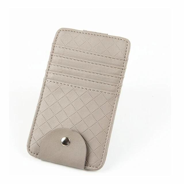 New Car Sun Visor Clip Point Pocket Organizer Pouch Bag for Sunglasses Credit Card Car Interior Storage Bag Car Accessories сірий
New Car Sun Visor Clip Point Pocket Organizer Pouch Bag for Sunglasses Credit Card Car Interior Storage Bag Car Accessories сірий