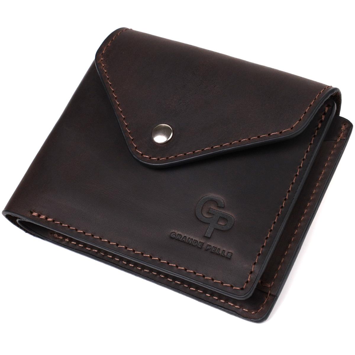 Вінтажний гаманець з монетницею із натуральної шкіри GRANDE PELLE Wallet 16803 Коричневий
Вінтажний гаманець з монетницею із натуральної шкіри GRANDE PELLE Wallet 16803 Коричневий