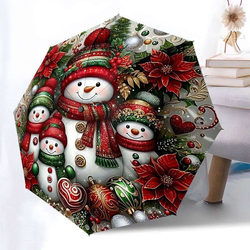 1pc Stained Glass Snowman Design Automatic Opening Folding Umbrella with 8-Bone Iron Frame, Perfect for Outdoor Use, Festive Gifts, Travel, Daily Use,
1pc Stained Glass Snowman Design Automatic Opening Folding Umbrella with 8-Bone Iron Frame, Perfect for Outdoor Use, Festive Gifts, Travel, Daily Use,