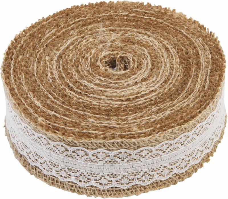 Multi Purpose Burlap Hessian Ribbon With Lace Detail Multi Purpose Uses Decor Natural Burlap Wedding
Multi Purpose Burlap Hessian Ribbon With Lace Detail Multi Purpose Uses Decor Natural Burlap Wedding