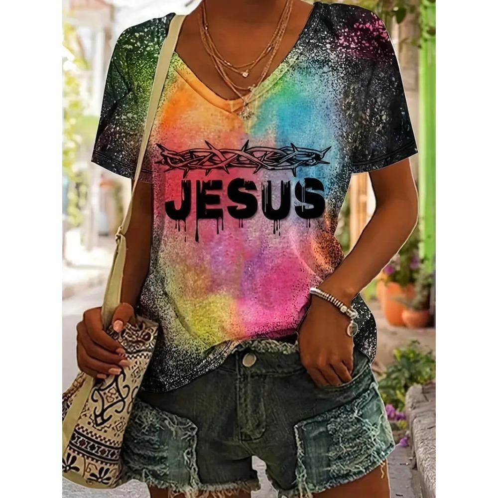 Summer Fashionable High-quality Striped Creative Pattern Women s V-neck Short Sleeved T-shirt Women s Breathable Loose T-shirt 5XL
Summer Fashionable High-quality Striped Creative Pattern Women s V-neck Short Sleeved T-shirt Women s Breathable Loose T-shirt 5XL