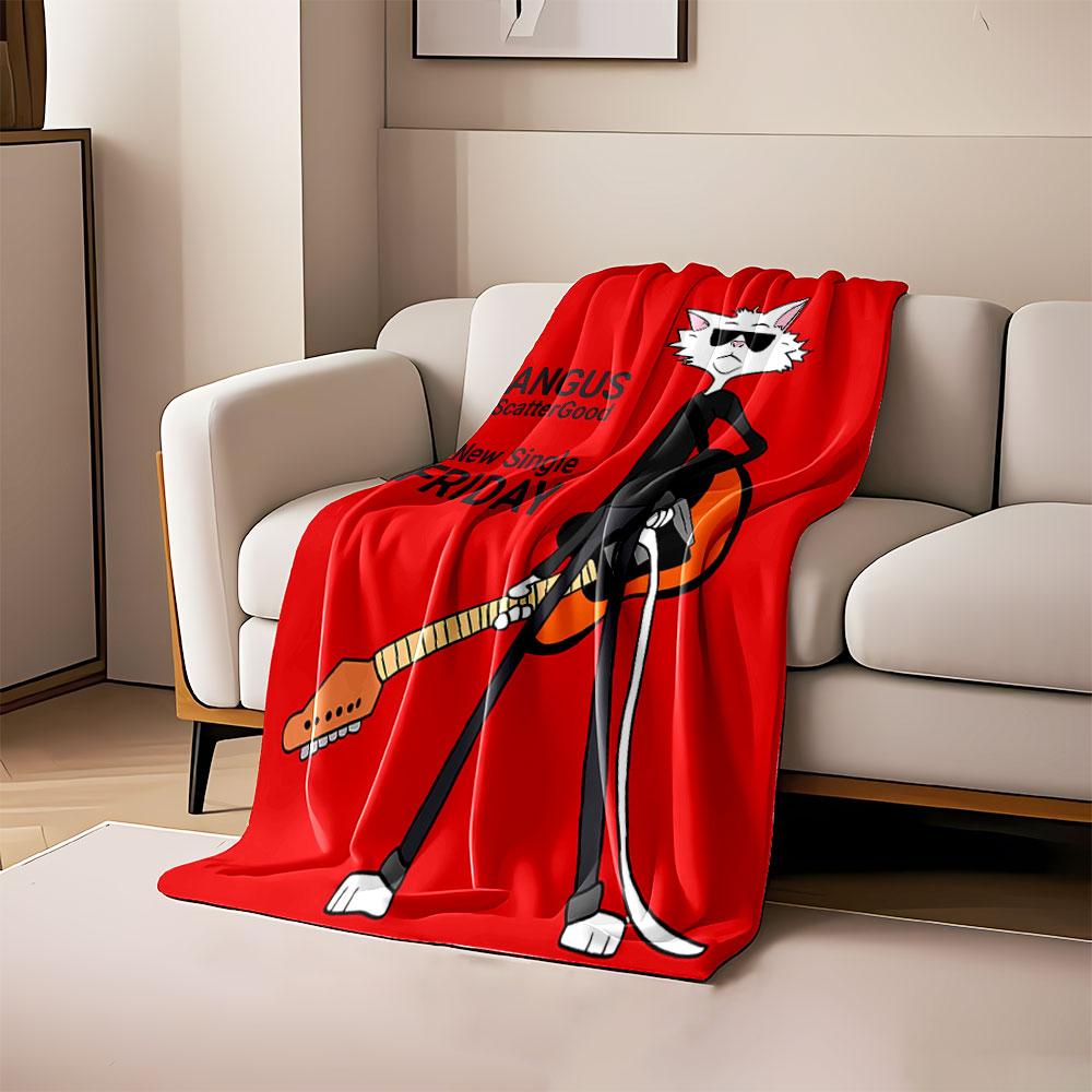 A cool white cat in black attire holding an orange guitar on a red background. for all seasons blanket lunch break throw gift 80cm x 120cm
A cool white cat in black attire holding an orange guitar on a red background. for all seasons blanket lunch break throw gift 80cm x 120cm