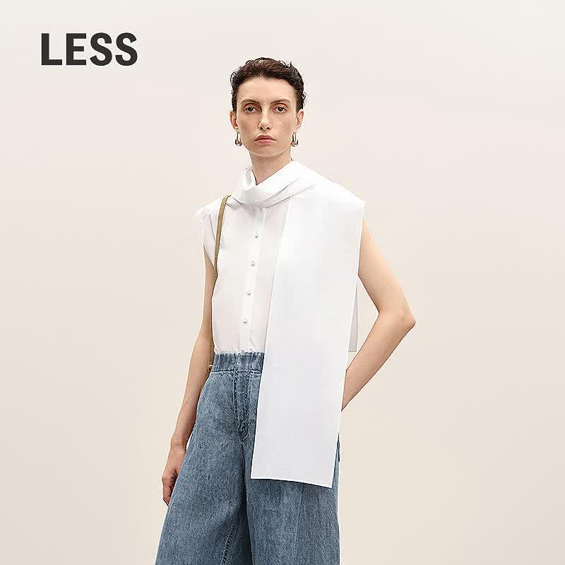 LESS 2026 Summer Cotton Loose Sleeveless Shirt L
LESS 2026 Summer Cotton Loose Sleeveless Shirt L