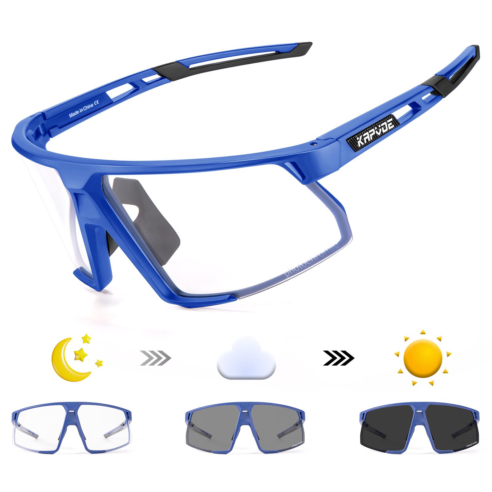 KAPVOE Photochromic Cycling Glasses Outdoor Sports Running Eyewear Women Road Bike Glasses Men MTB Cycling Sunglasses
KAPVOE Photochromic Cycling Glasses Outdoor Sports Running Eyewear Women Road Bike Glasses Men MTB Cycling Sunglasses