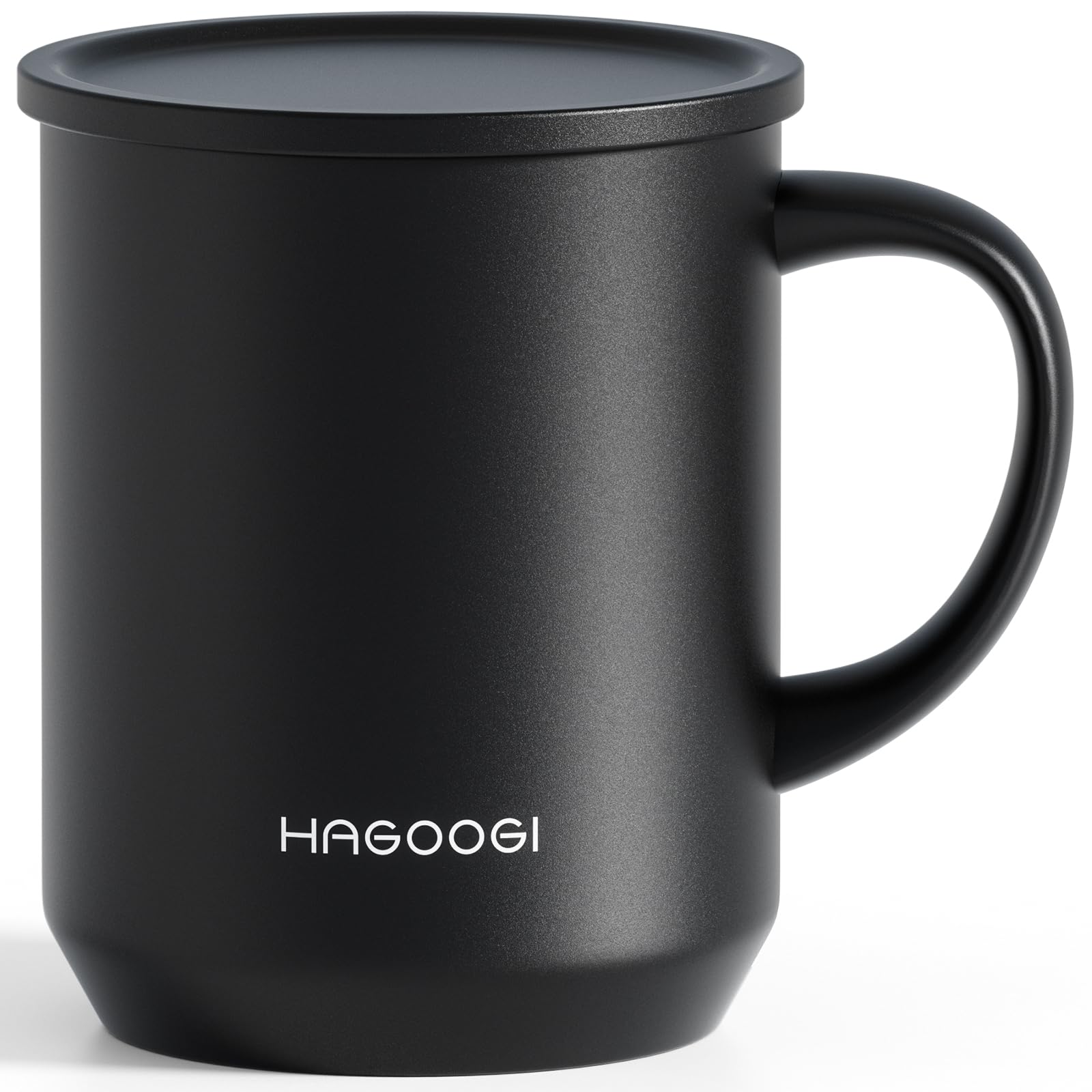 Кружка HAGOOGI с вакуумной керамической двойной крышкой, идеально подходит для дома или кофе из нержавеющей стали, черная, теплая/холодная, 360 мл, изолированная, с покрытием, со стенками, простая,
Кружка HAGOOGI с вакуумной керамической двойной крышкой, идеально подходит для дома или кофе из нержавеющей стали, черная, теплая/холодная, 360 мл, изолированная, с покрытием, со стенками, простая,