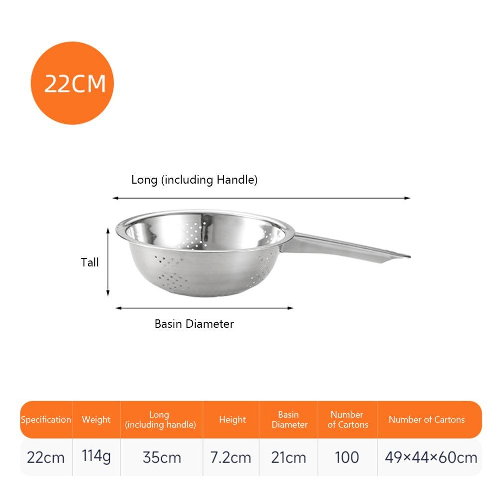 Multipurpose Leakage Basin Comfortable Grip Strainer Basket Portable Kitchen Strainer Kitchen Use dia.22cm
Multipurpose Leakage Basin Comfortable Grip Strainer Basket Portable Kitchen Strainer Kitchen Use dia.22cm