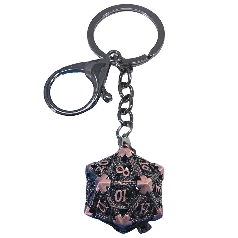 Dragon D20 Dice Keychain Fashion Keyring Ornament Key Chain Pendant Men Gifts мідний
Dragon D20 Dice Keychain Fashion Keyring Ornament Key Chain Pendant Men Gifts мідний