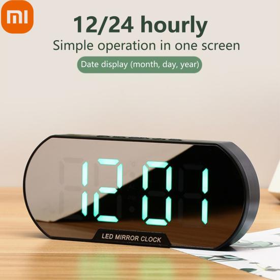 Прикроватные часы Xiaomi, многофункциональные, дисплей температуры, 4 цвета, практичные, зарядка через USB, настольные, электронные, светодиодная сигнализация, для гостиной
Прикроватные часы Xiaomi, многофункциональные, дисплей температуры, 4 цвета, практичные, зарядка через USB, настольные, электронные, светодиодная сигнализация, для гостиной