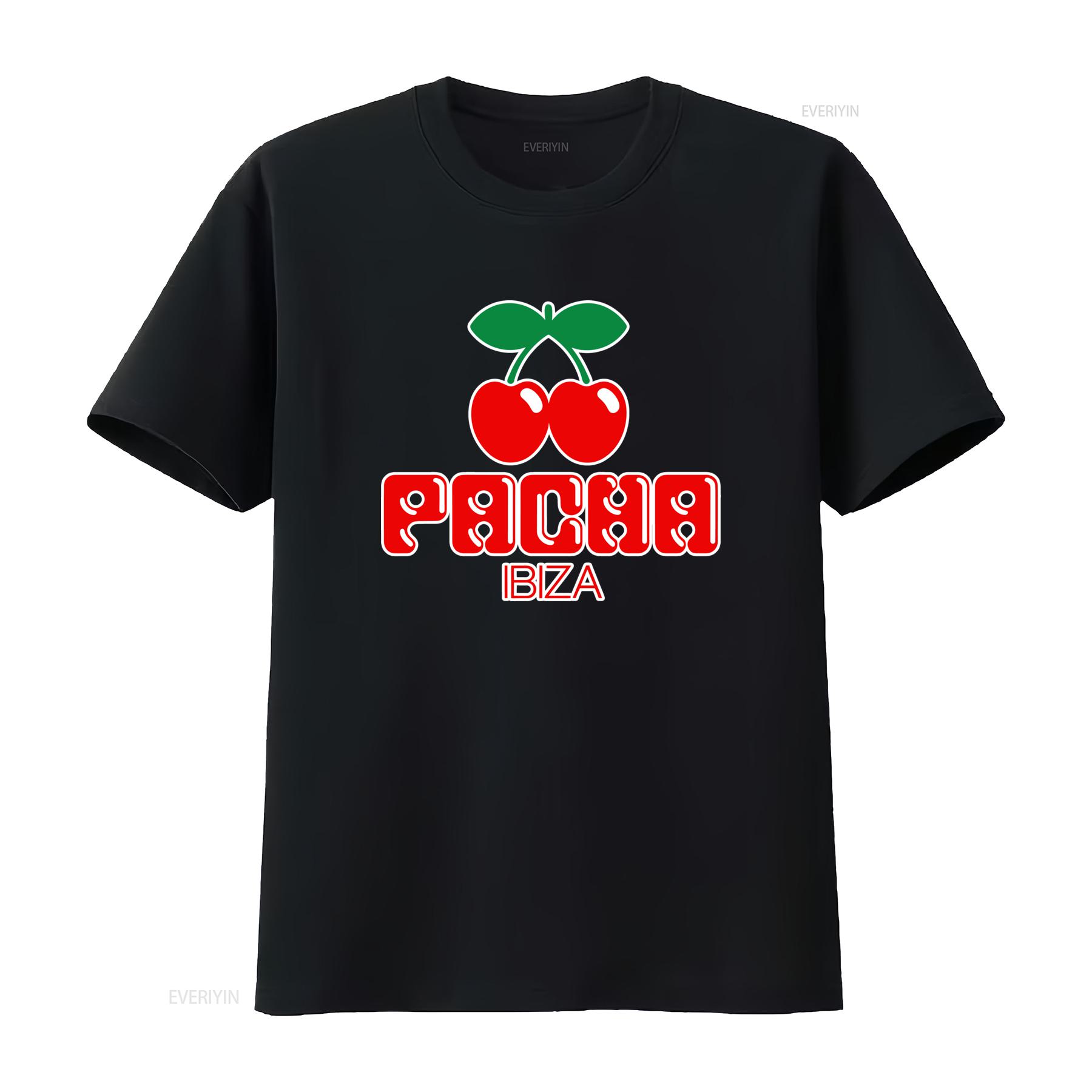 Pacha Ibiza Logo Cherry Print Mens T Shirt Stylish White and Black Design T2968 vintage Washed streetwear 4XL
Pacha Ibiza Logo Cherry Print Mens T Shirt Stylish White and Black Design T2968 vintage Washed streetwear 4XL