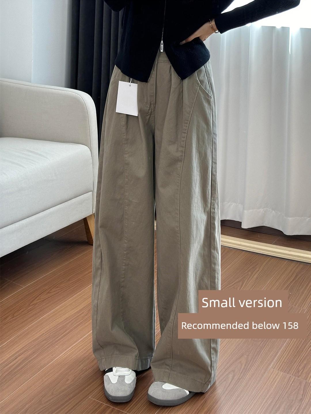 Gray-Green Casual Cargo Pants for Women, Early Spring New Style, Loose Fit for Plus-Size Girls, Pear-Shaped Body, Slimming Wide-Leg Pants L хаки
Gray-Green Casual Cargo Pants for Women, Early Spring New Style, Loose Fit for Plus-Size Girls, Pear-Shaped Body, Slimming Wide-Leg Pants L хаки