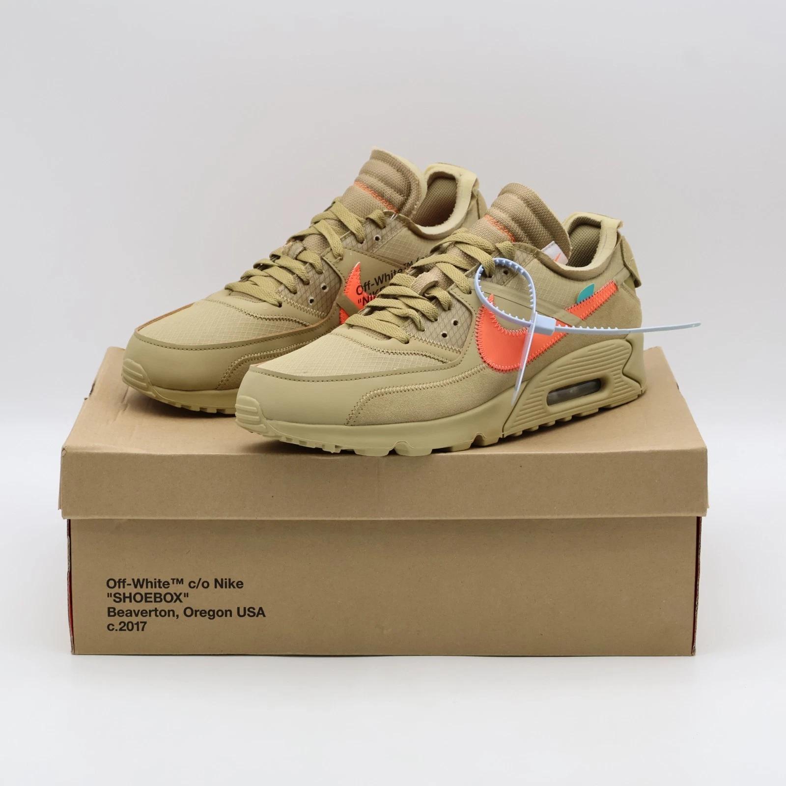 AA7293-200 Nike Air Max 90 Off-White Desert Ore Hyper Jade Bright Mango (Чоловічі) US 9.5
AA7293-200 Nike Air Max 90 Off-White Desert Ore Hyper Jade Bright Mango (Чоловічі) US 9.5