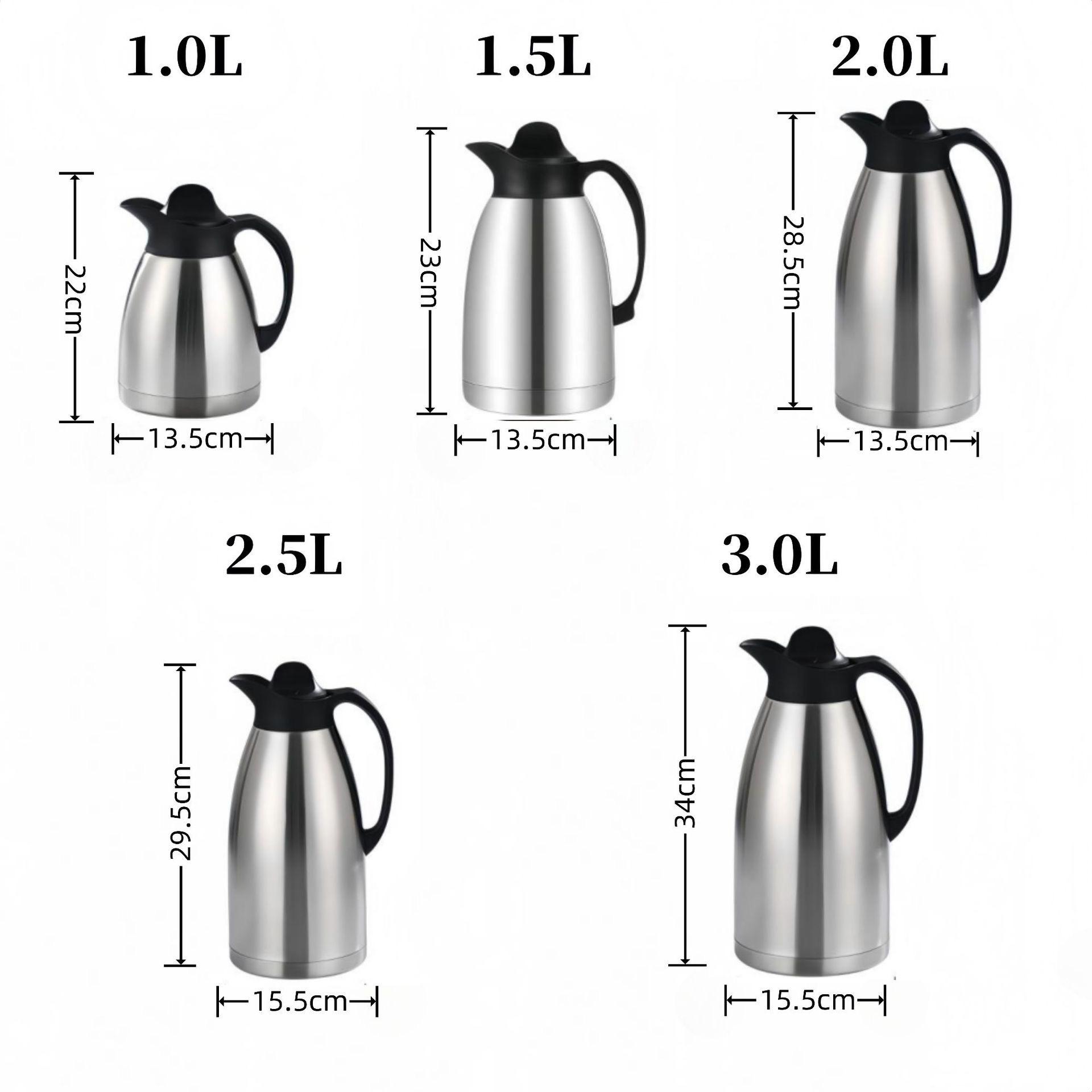 Stainless Steel Double-Layer Vacuum Insulated Ji Gong Pot - Large Capacity Water Kettle for Office, Restaurant, or Hotel 4-hour Insulation SUS201
Stainless Steel Double-Layer Vacuum Insulated Ji Gong Pot - Large Capacity Water Kettle for Office, Restaurant, or Hotel 4-hour Insulation SUS201