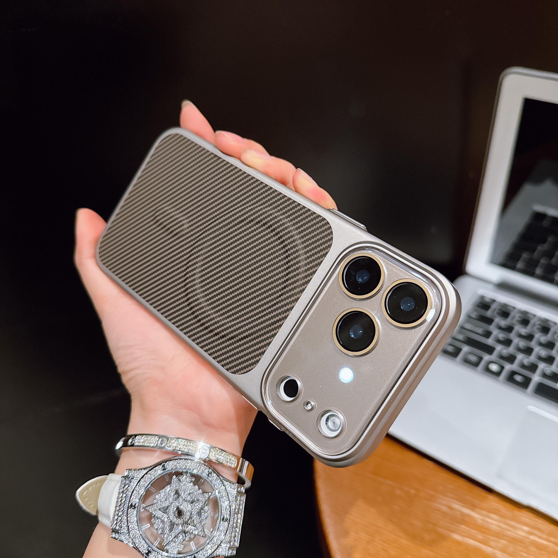 iPhone 17 Magnetic Carbon Fiber Leather Case - Drop-proof Cover for Apple 16 Pro Max 14
iPhone 17 Magnetic Carbon Fiber Leather Case - Drop-proof Cover for Apple 16 Pro Max 14